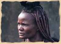 Ovahimba Dame beim Himbadorf Kamanjab
