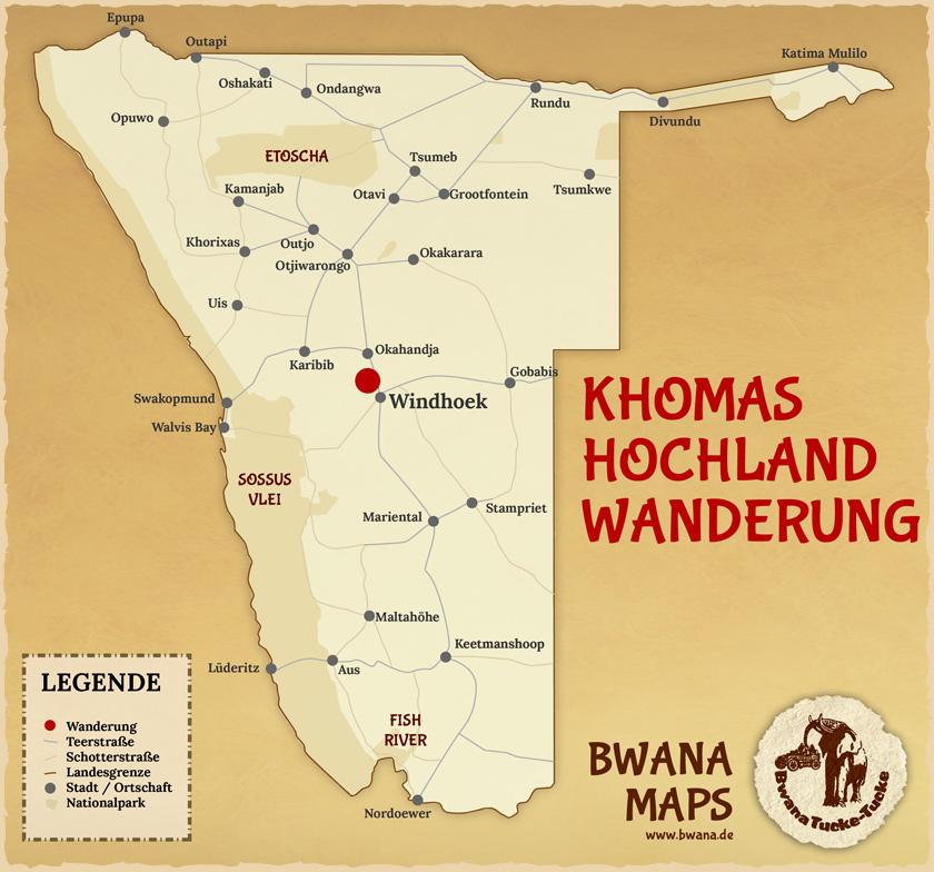 Khomas Hochland Wanderung