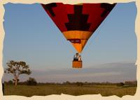 Heißluftballon Okavango Delta