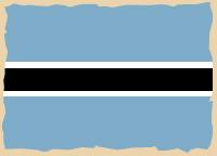 Botswana Flagge
