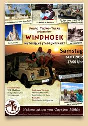 Windhoek Stadtrundfahrt mit Bwana Tucke-Tucke