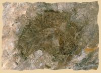 Kraterstimmung im Erongo. Im Bild: Eine Stallitenaufnahme der Erongo-Ringstruktur