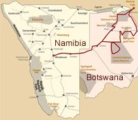 Namibia-Botswana: Safari durch die Kalahari und das Okavango Delta