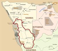 Namibia-Safari mit Botswana und Südafrika