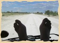 Füße hoch ist nicht - Selbstfahrend Namibia entdecken!