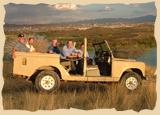 Landrover-Cabriolet für die Stadtrundfahrt in Windhoek