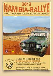 Plakat Wüsten-Rallye